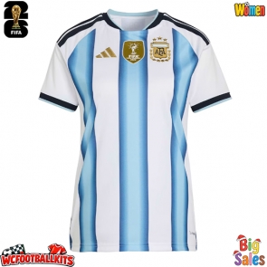Argentina Replica Home Stadium Shirt for Women World Cup 2026 Short Sleeve